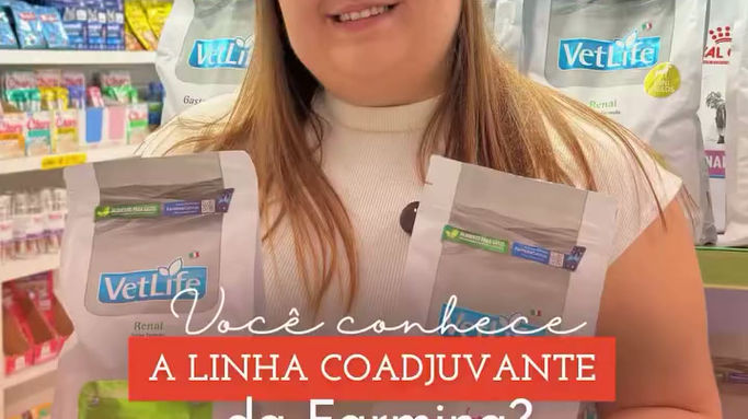 Hoje recebemos aqui na Arc Pets a Dra. Heloísa, médica veterinária e promotora da Farmina, para falar sobre a linha Coadjuvante Farmina Vet Life!